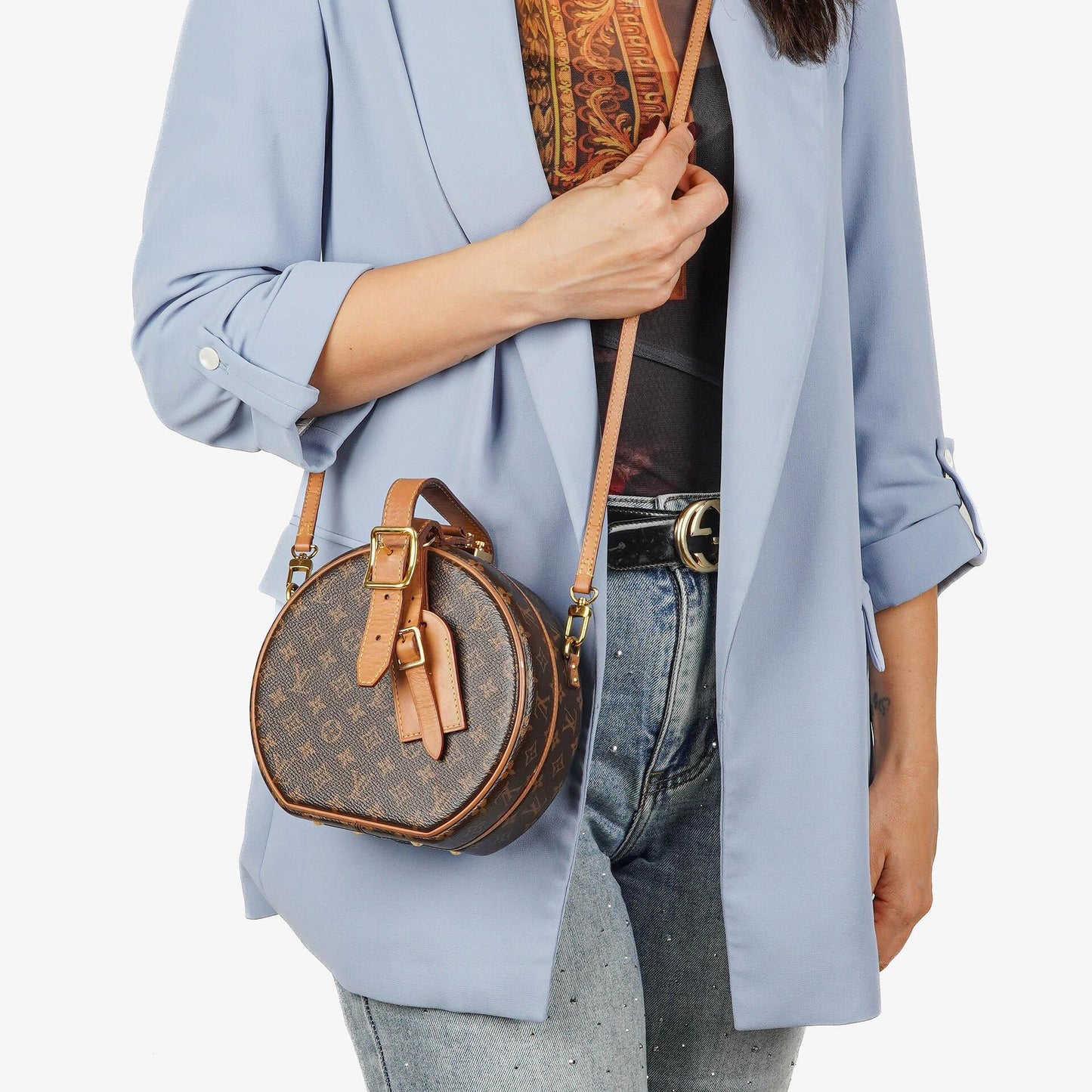 Louis Vuitton Petite Boite Chapeau Monogram Canvas Bag