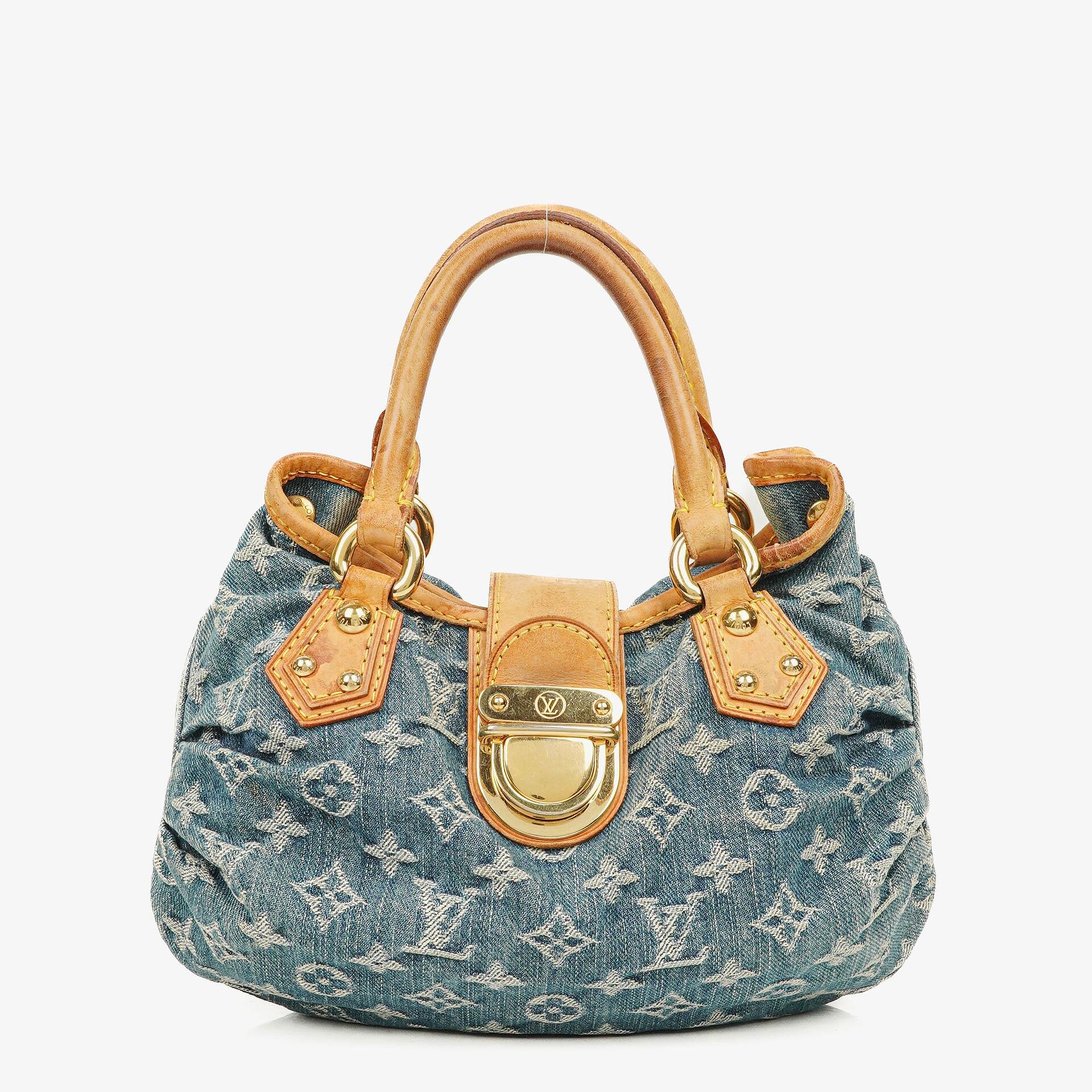 Louis Vuitton Pleaty Monogram Denim Bag