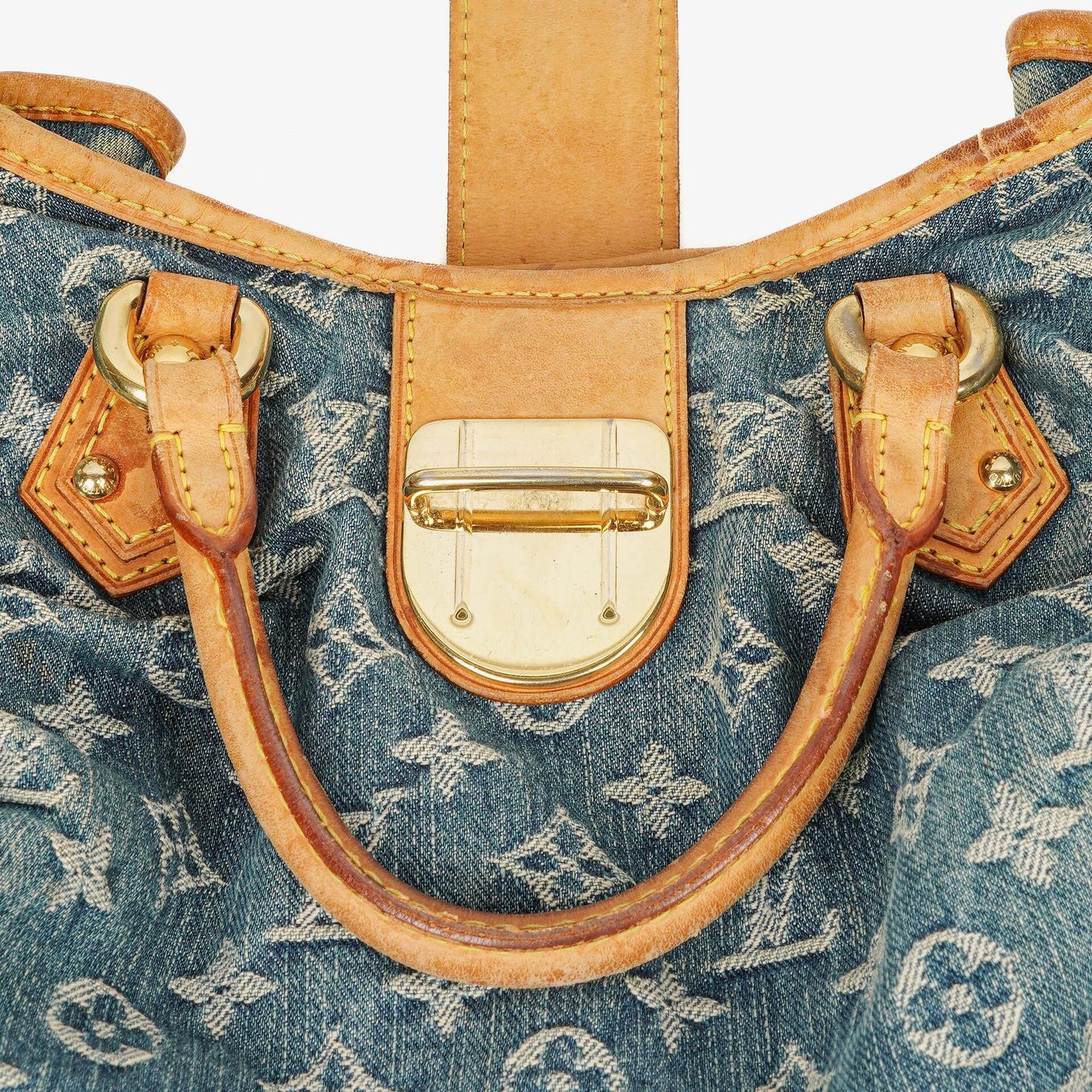 Louis Vuitton Pleaty Monogram Denim Bag