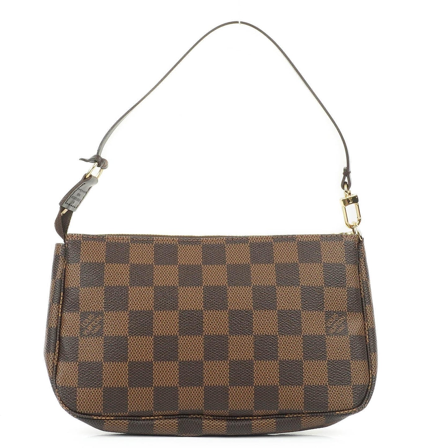 Louis Vuitton Pochette Accessoire Damier Ebebe Canvas Clutch Handbag
