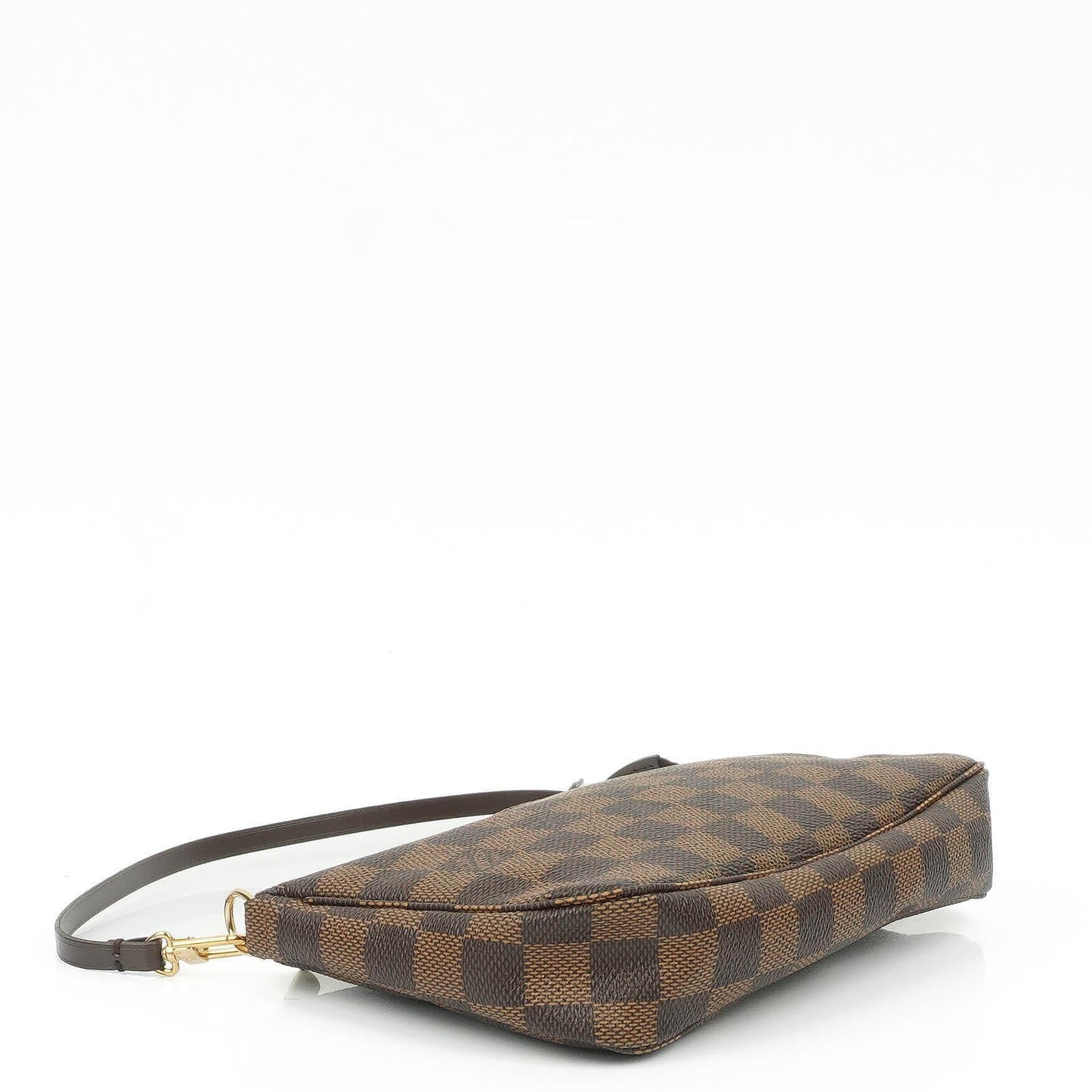 Louis Vuitton Pochette Accessoire Damier Ebebe Canvas Clutch Handbag