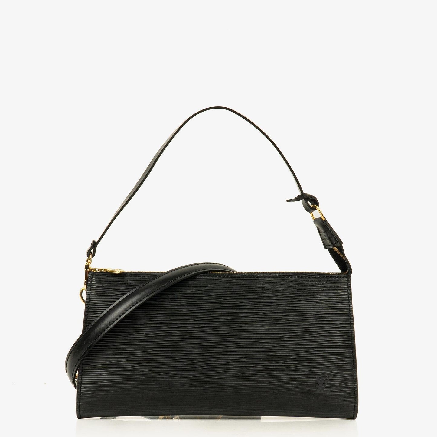 Louis Vuitton Pochette Accessoires Black EPI Leather Bag