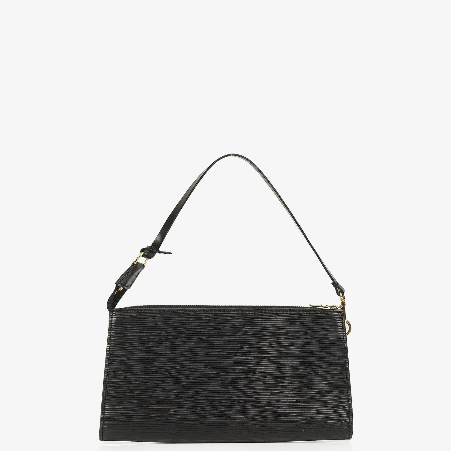 Louis Vuitton Pochette Accessoires Black EPI Leather Clutch Bag