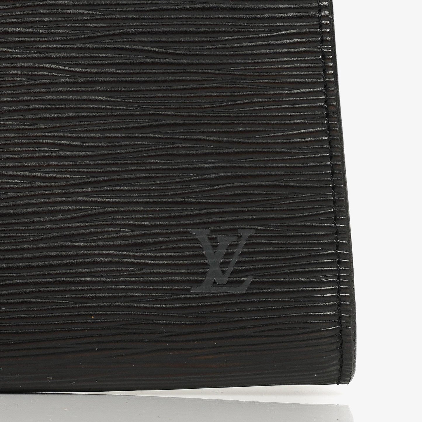 Louis Vuitton Pochette Accessoires Black EPI Leather Clutch Bag