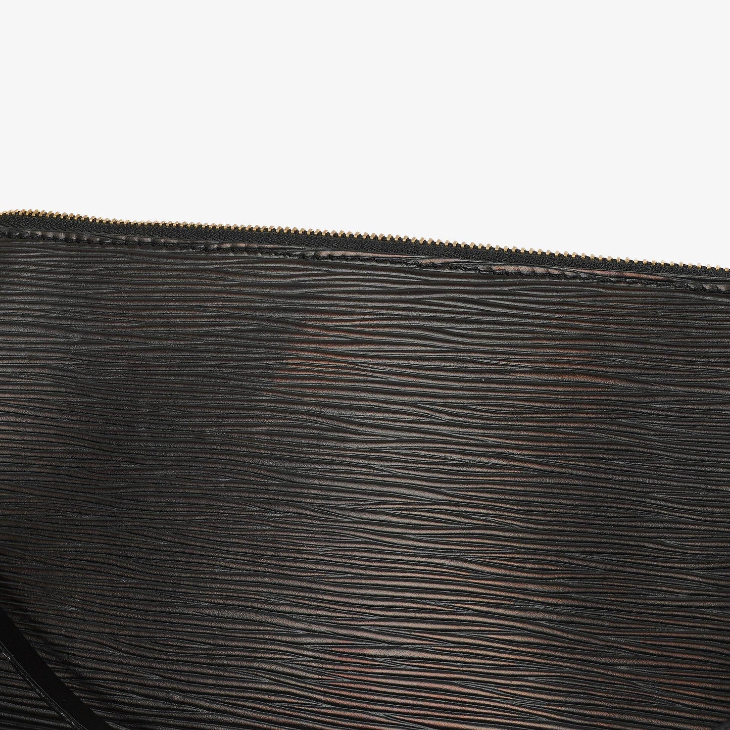 Louis Vuitton Pochette Accessoires Black EPI Leather Clutch Bag