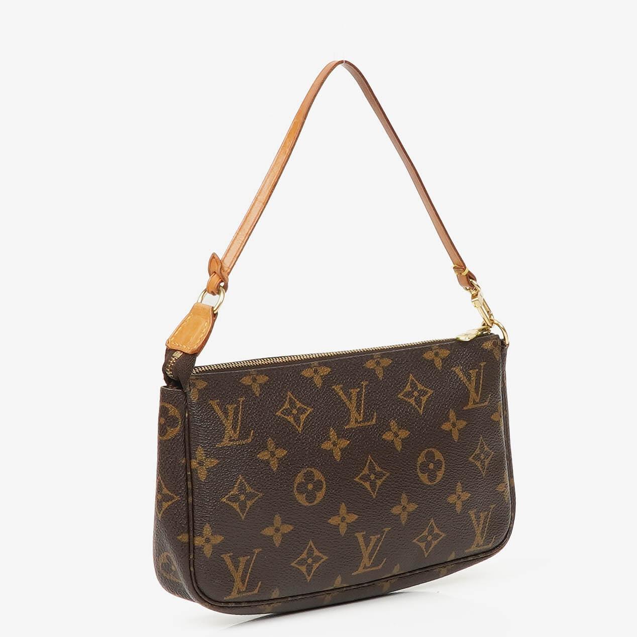 Louis Vuitton Pochette Accessoires Monogram Canvas Clutch Bag