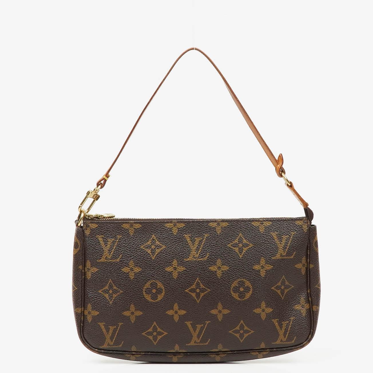 Louis Vuitton Pochette Accessoires Monogram Canvas Clutch Bag
