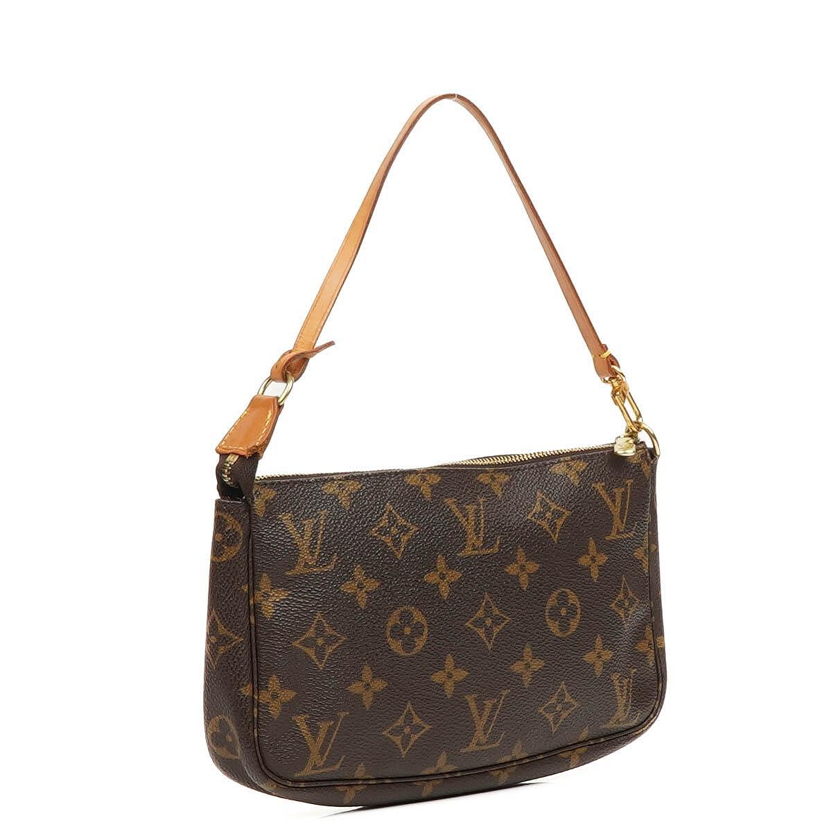Louis Vuitton Pochette Accessoires Monogram Canvas Clutch Bag