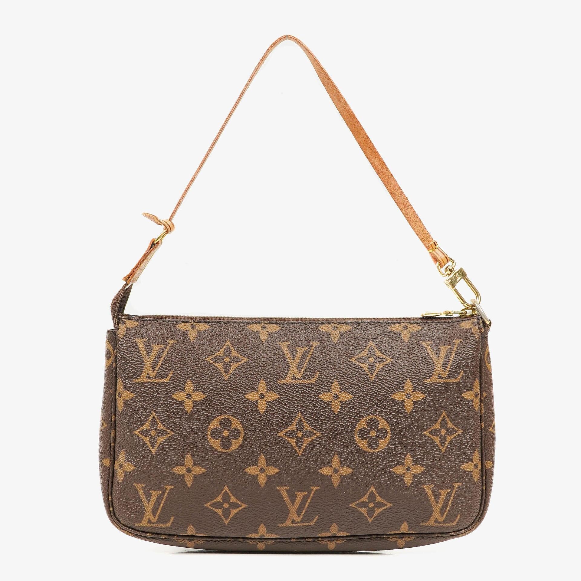 Louis Vuitton Pochette Accessoires Monogram Canvas Clutch Bag