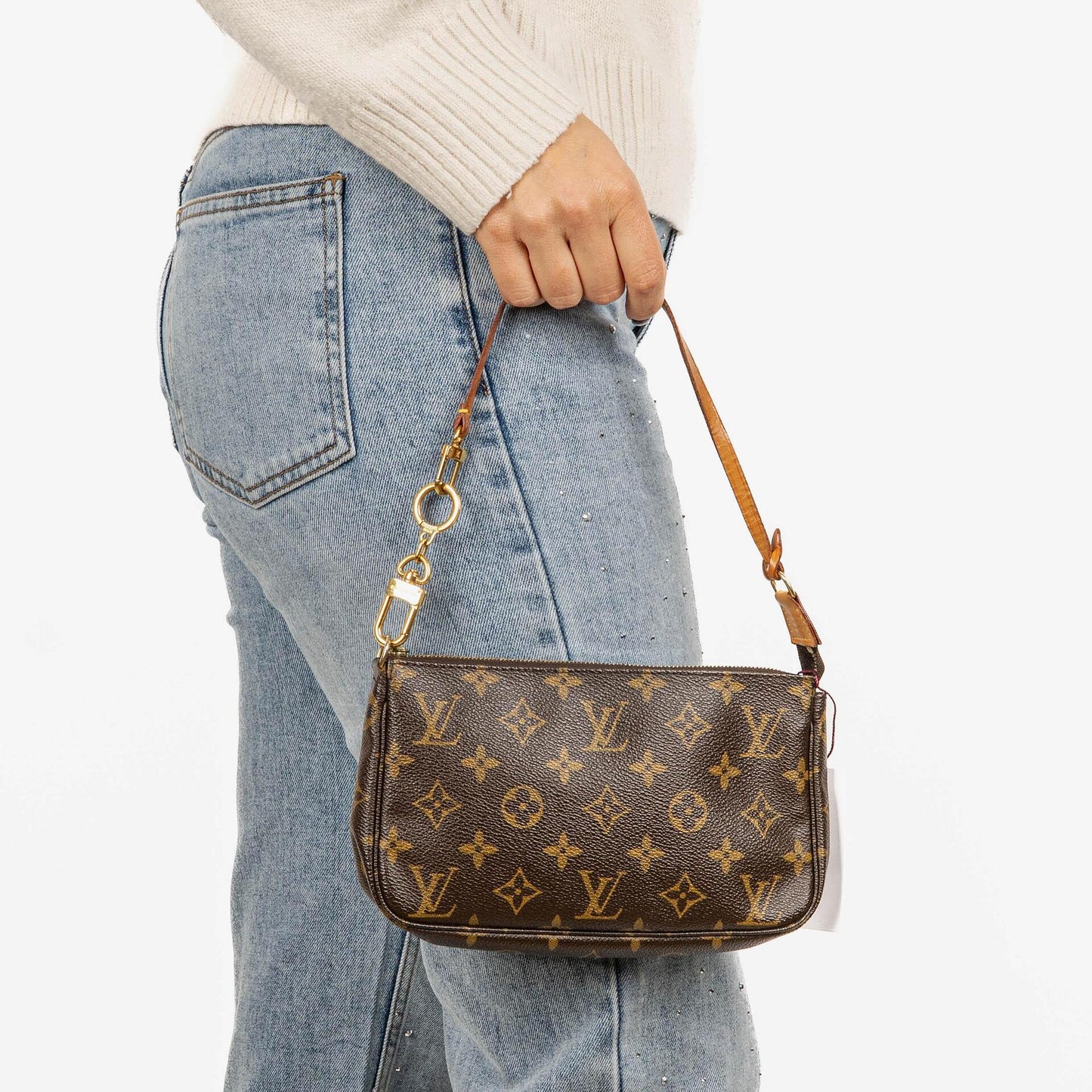 Louis Vuitton Pochette Accessoires Monogram Canvas Clutch Bag