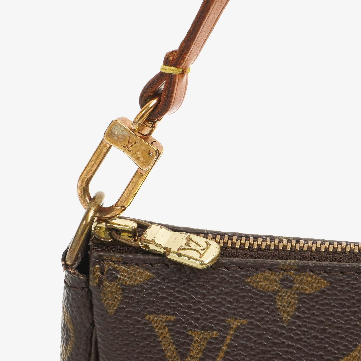 Louis Vuitton Pochette Accessoires Monogram Canvas Clutch Handbag