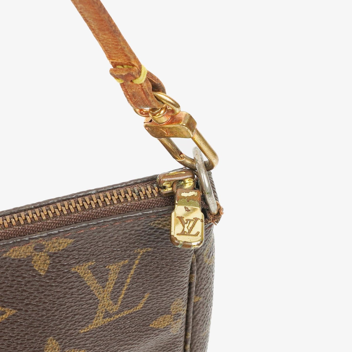 Louis Vuitton Pochette Accessoires Monogram Canvas Clutch Handbag