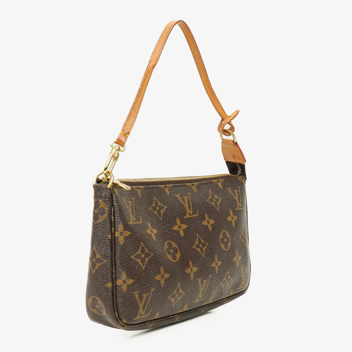 Louis Vuitton Pochette Accessoires Monogram Canvas Clutch Handbag
