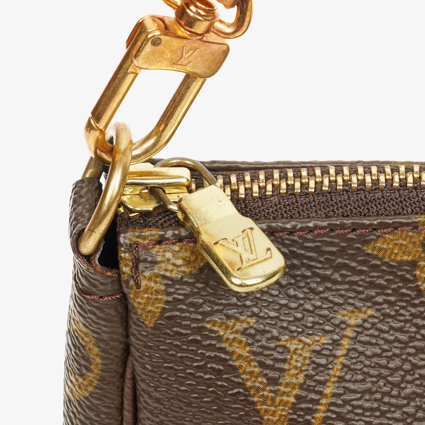 Louis Vuitton Pochette Accessoires Monogram Canvas Clutch Handbag