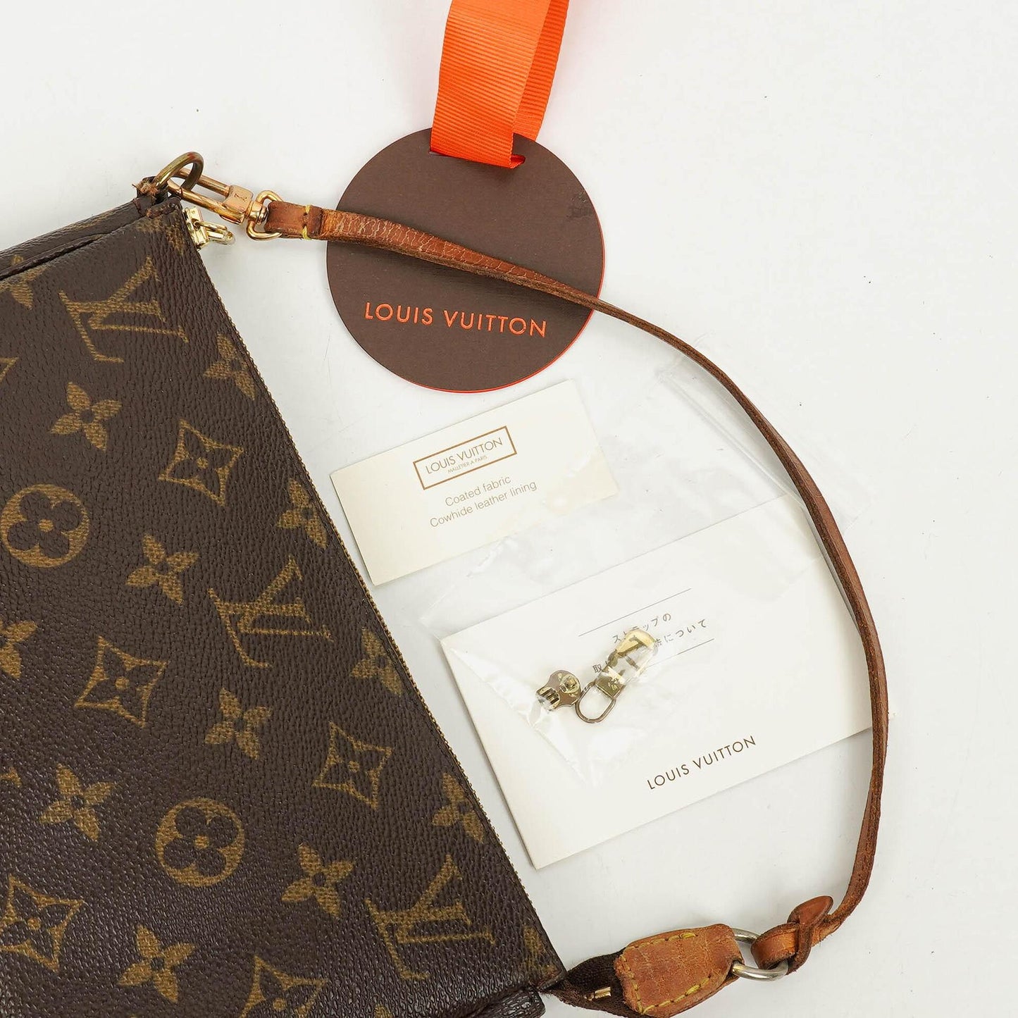 Louis Vuitton Pochette Accessoires Monogram Canvas Clutch Handbag