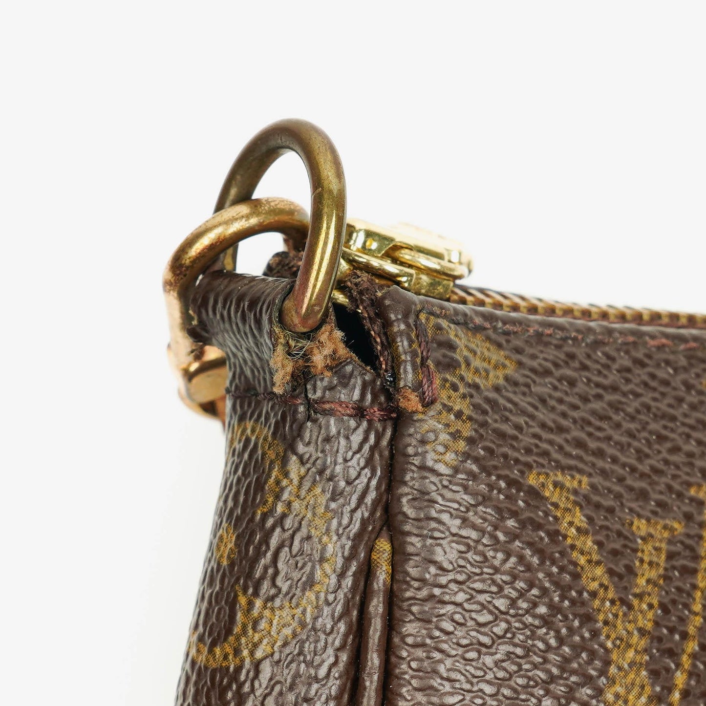 Louis Vuitton Pochette Accessoires Monogram Canvas Clutch Handbag