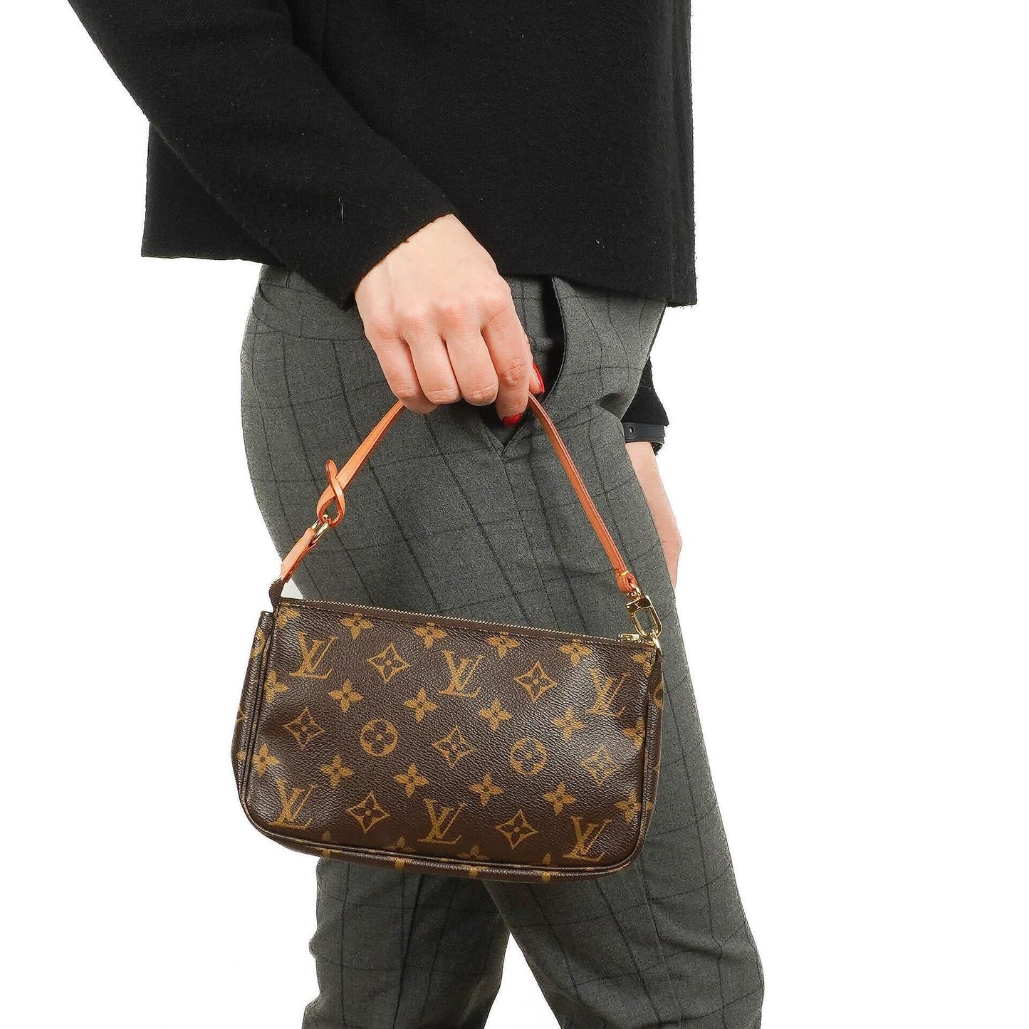 Louis Vuitton Pochette Accessories Monogram Canvas Clutch Bag