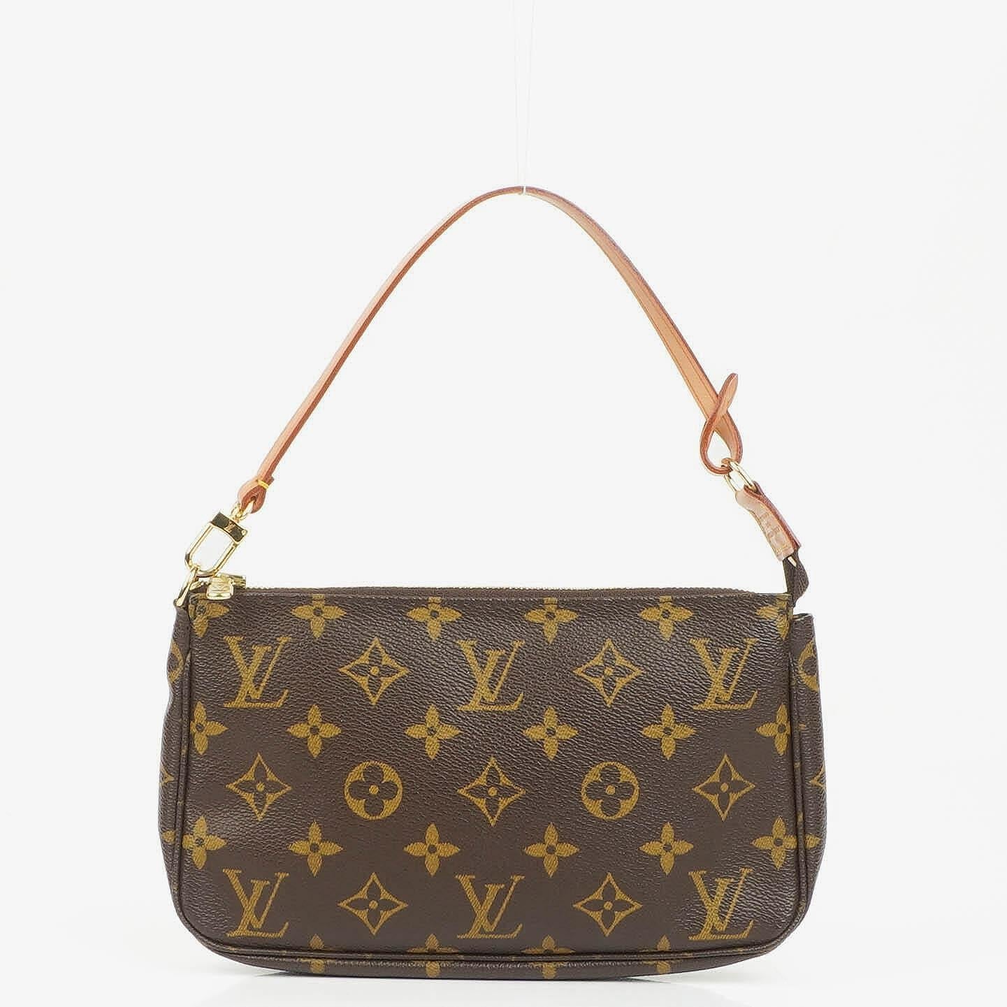 Louis Vuitton Pochette Accessories Monogram Canvas Clutch Bag