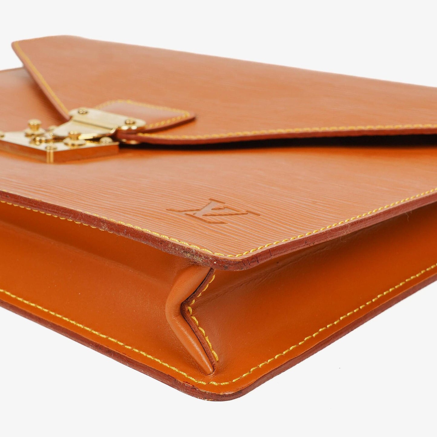Louis Vuitton Pochette Documents In Cognac EPI Leather