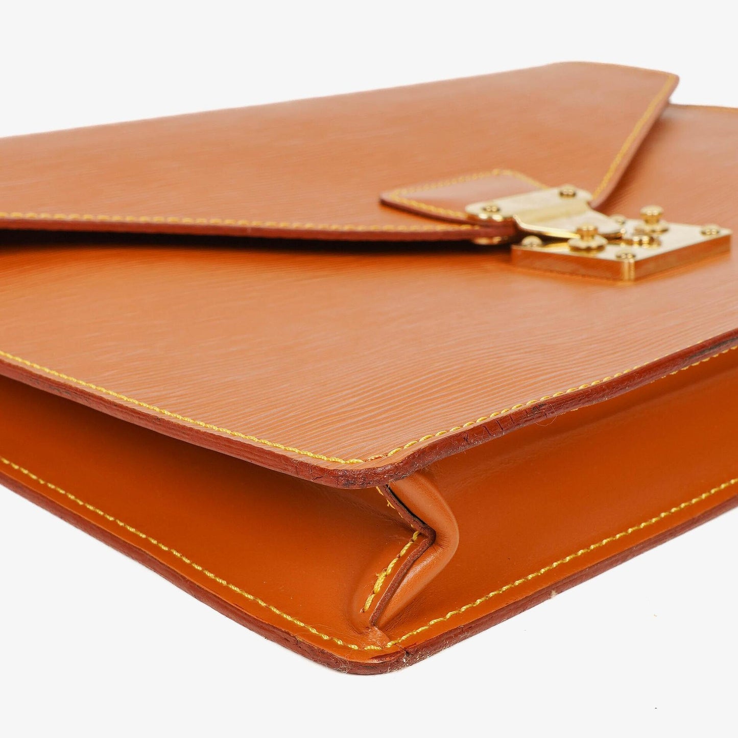 Louis Vuitton Pochette Documents In Cognac EPI Leather