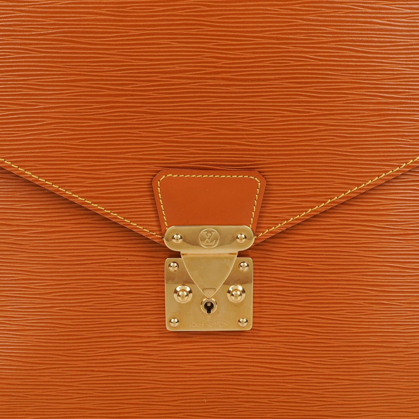Louis Vuitton Pochette Documents In Cognac EPI Leather