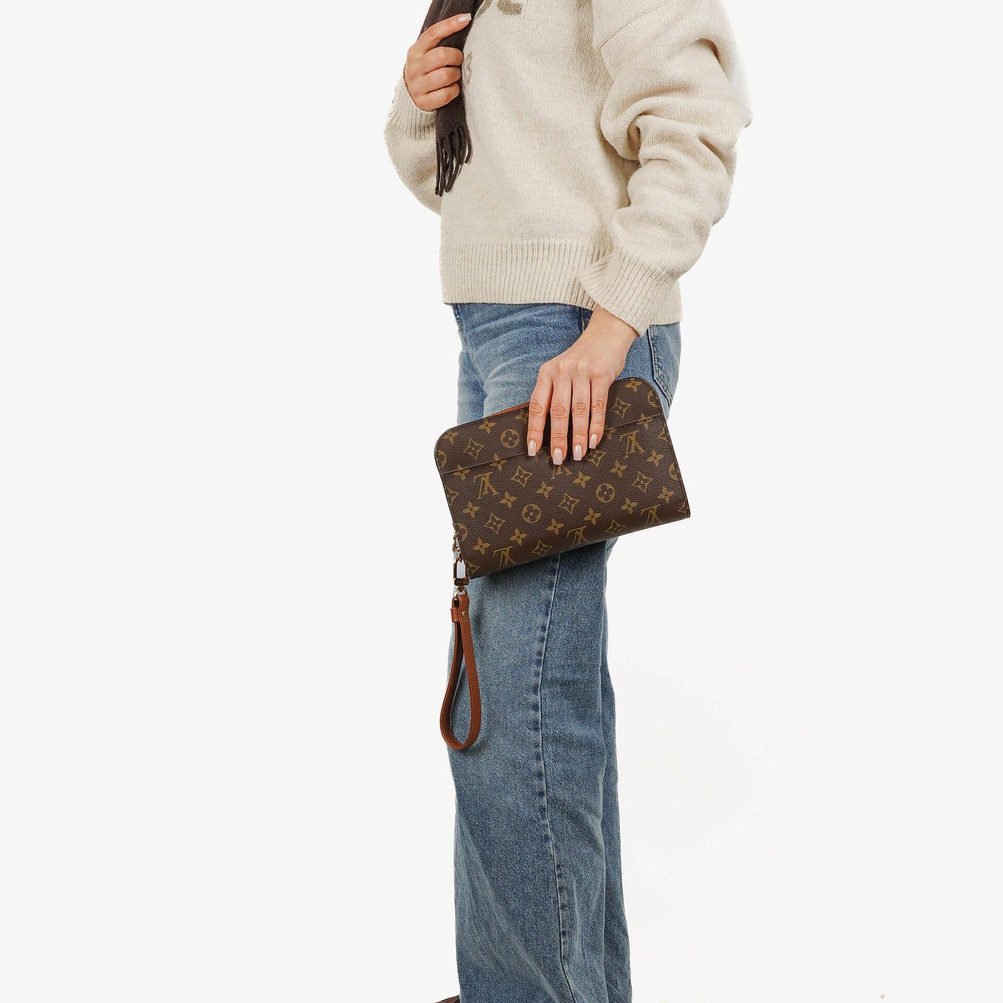Louis Vuitton Pochette Orsay Monogram Clutch Bag