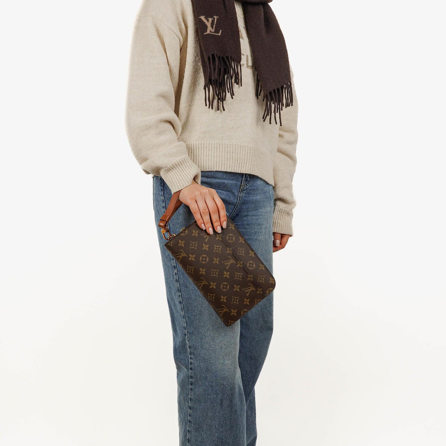Louis Vuitton Pochette Orsay Monogram Clutch Bag