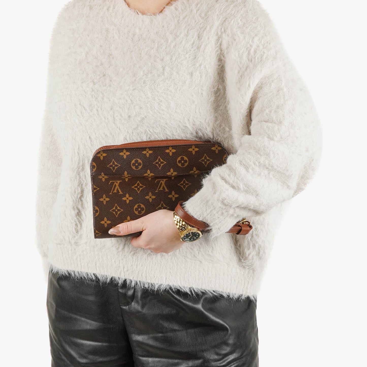Louis Vuitton Pochette Orsay Monogram Clutch Bag