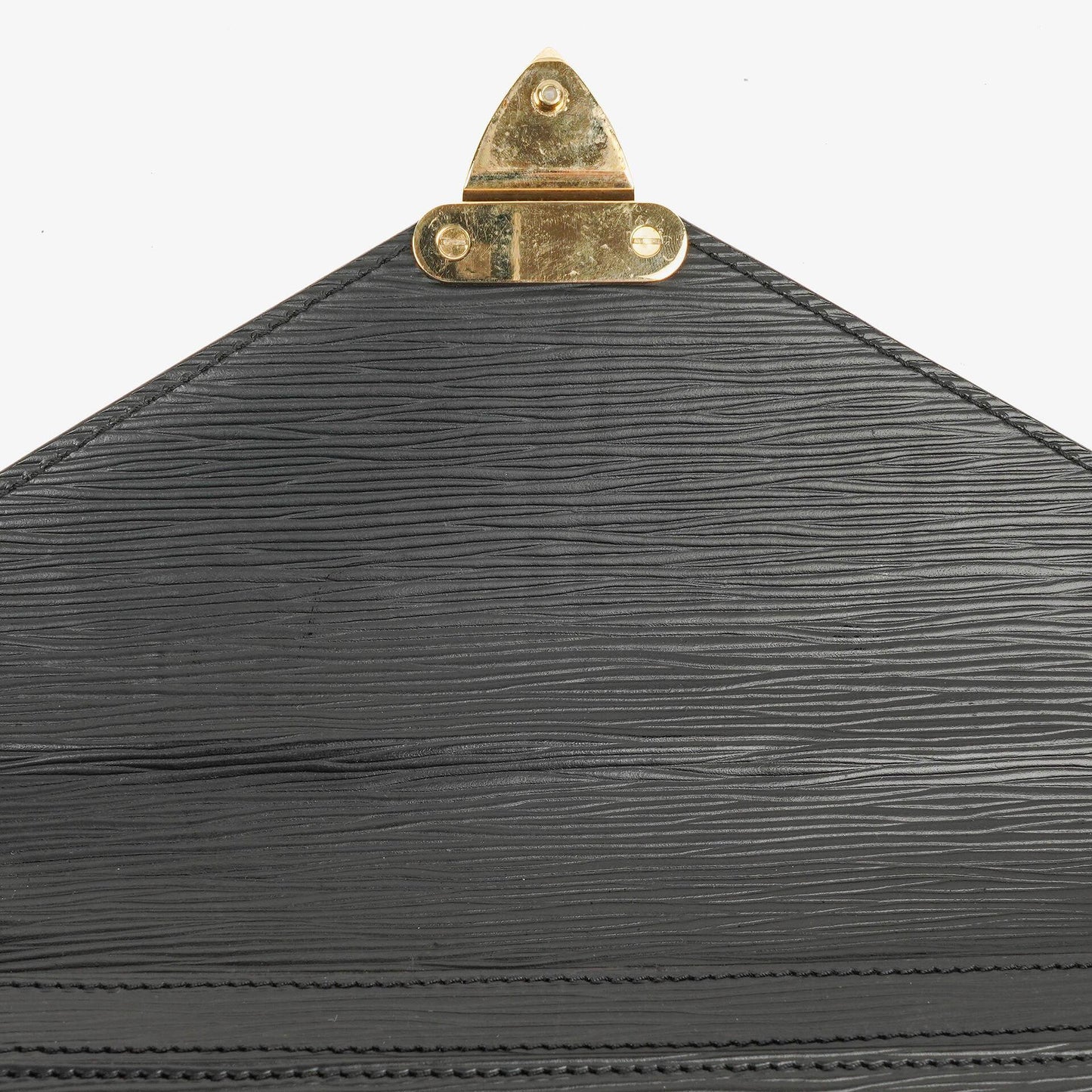 Louis Vuitton Pochette Sellier Dragonne Black Epi Clutch