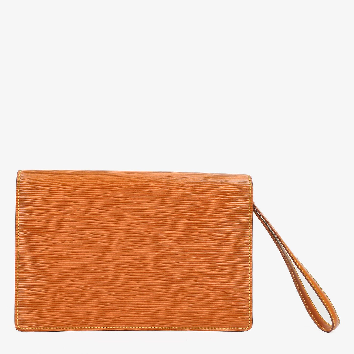Louis Vuitton Pochette Sellier Dragonne Cognac Epi Clutch