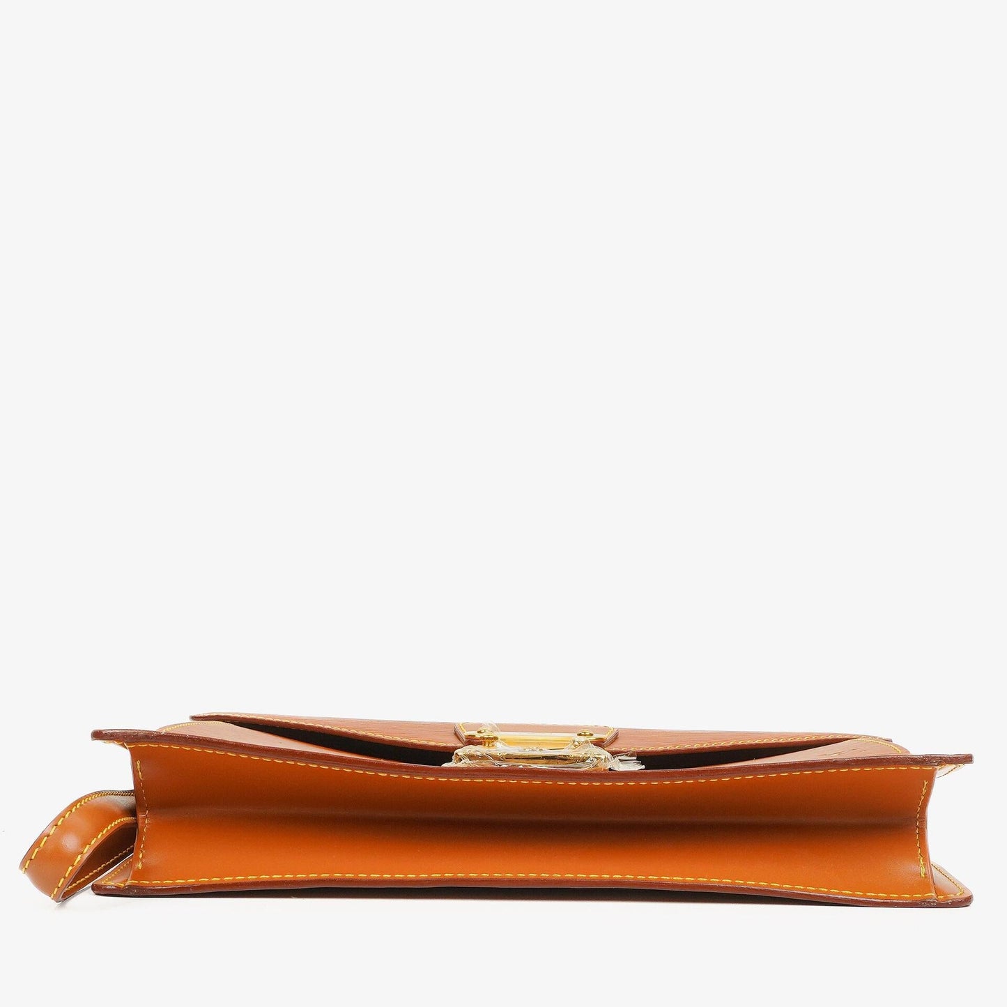 Louis Vuitton Pochette Sellier Dragonne Cognac Epi Clutch