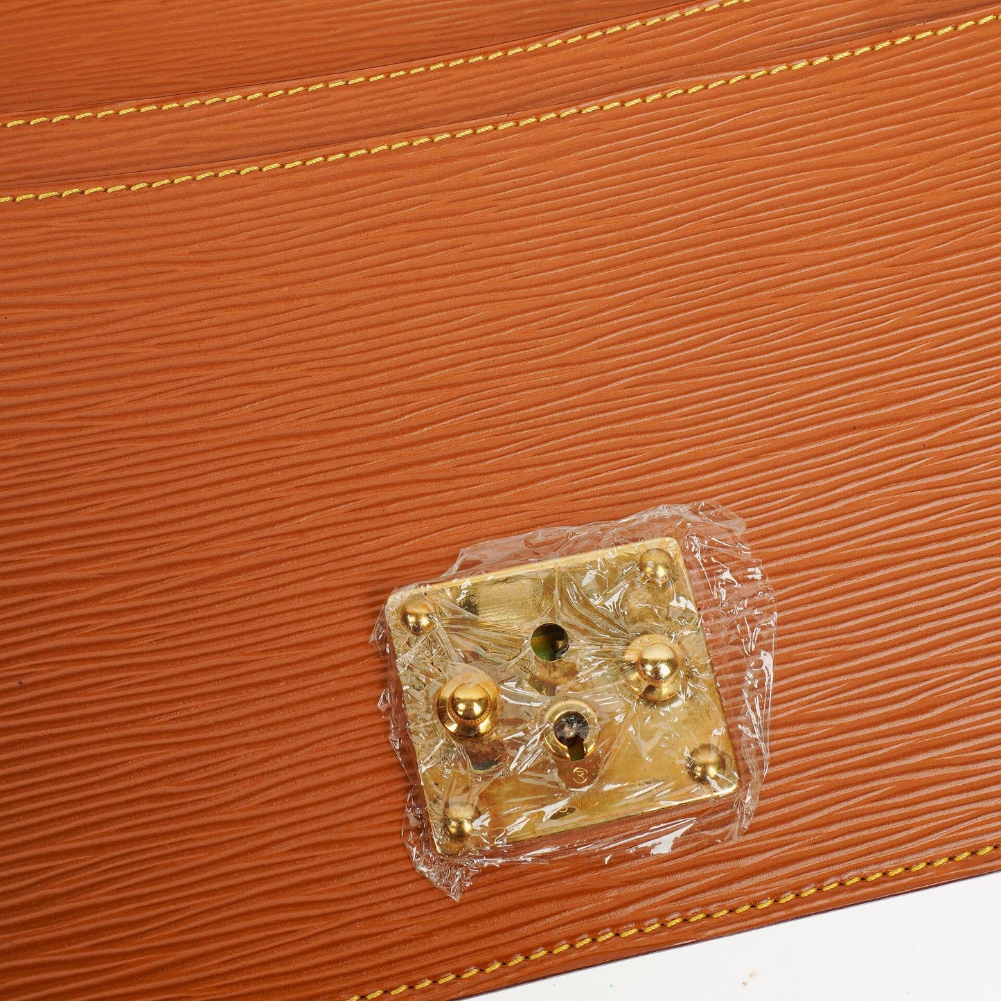 Louis Vuitton Pochette Sellier Dragonne Cognac Epi Clutch