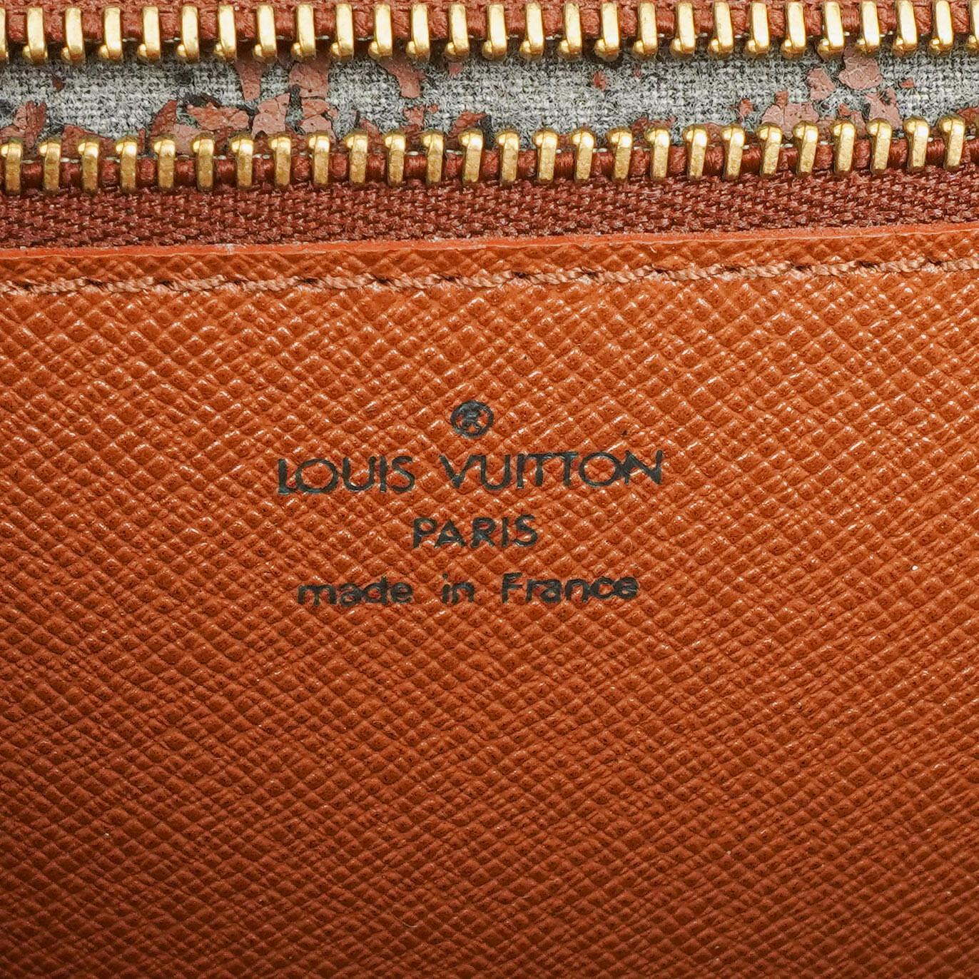 Louis Vuitton Pochette Sellier Dragonne Cognac Epi Clutch