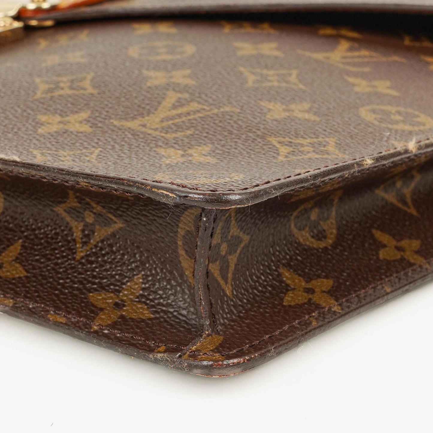 Louis Vuitton Porte-Documents Senateur Monogram Canvas Clutch Bag
