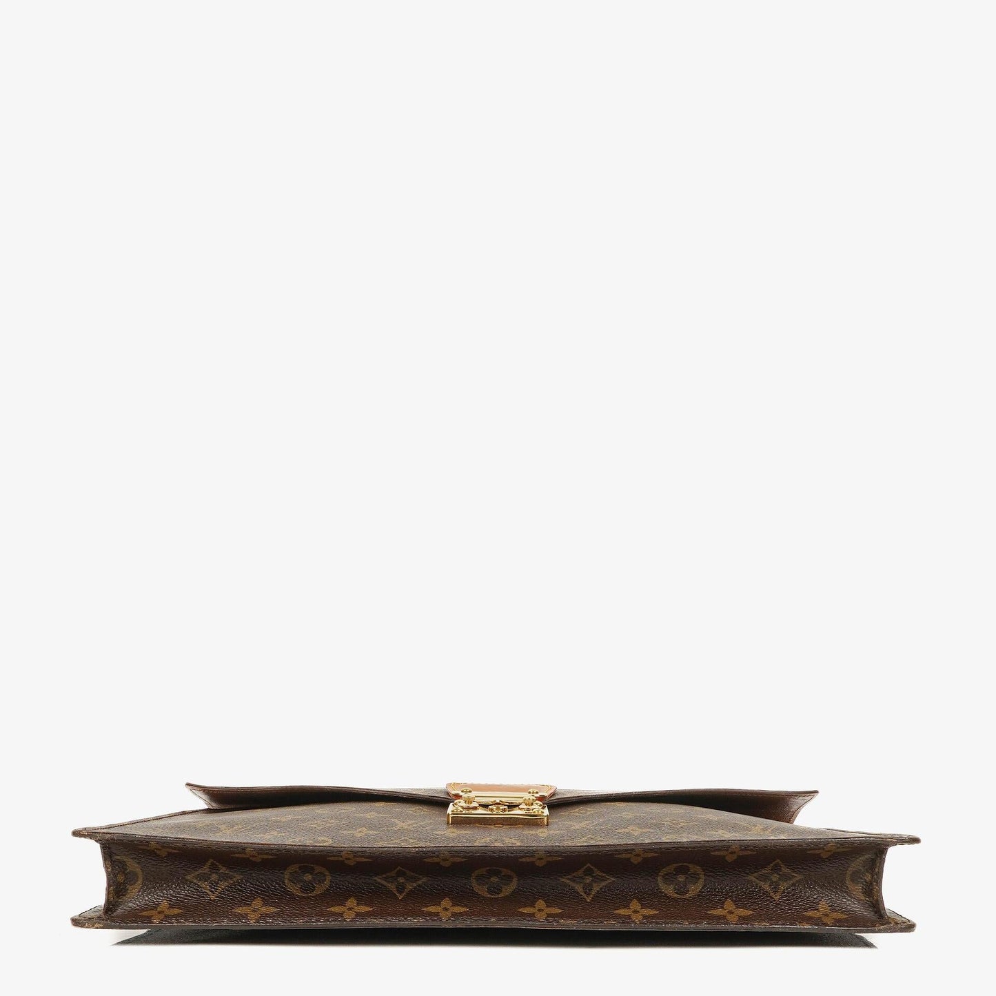 Louis Vuitton Porte-Documents Senateur Monogram Canvas Clutch Bag