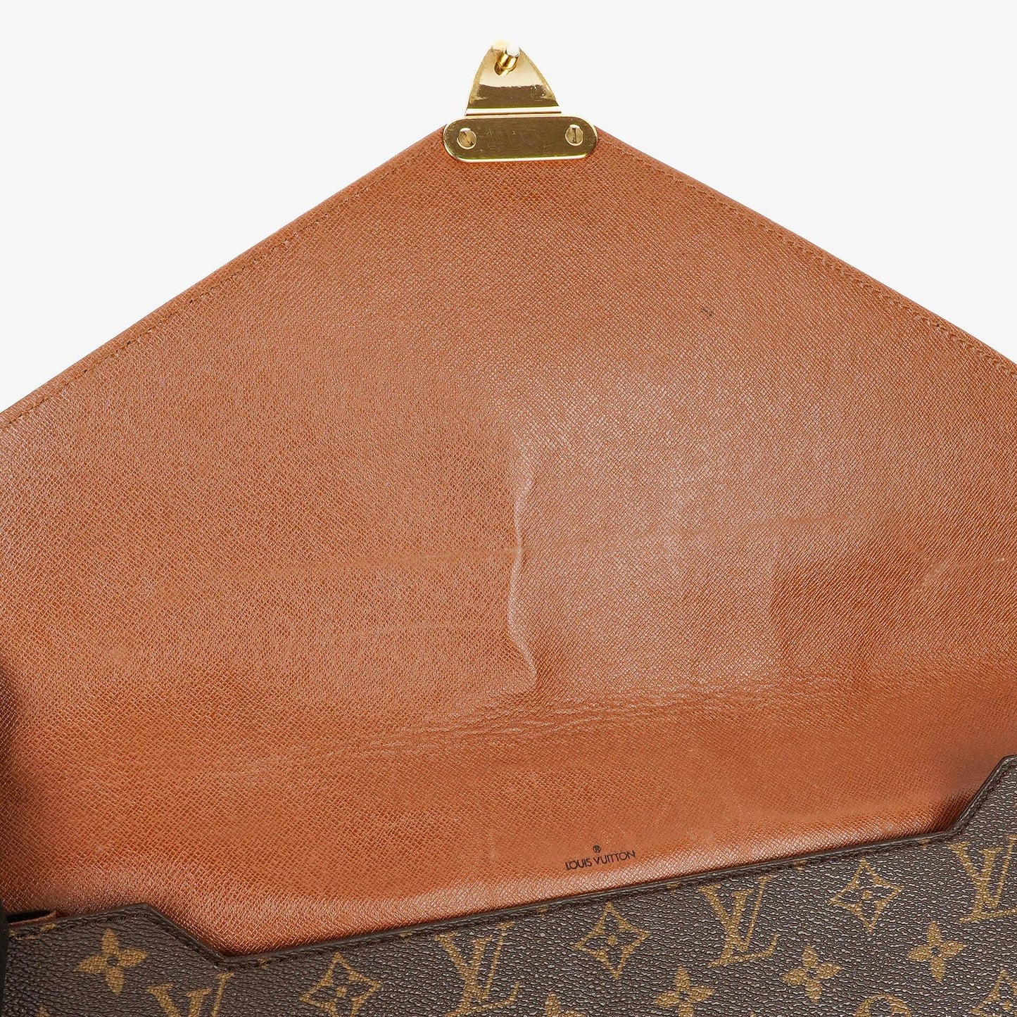 Louis Vuitton Porte-Documents Senateur Monogram Canvas Clutch Bag