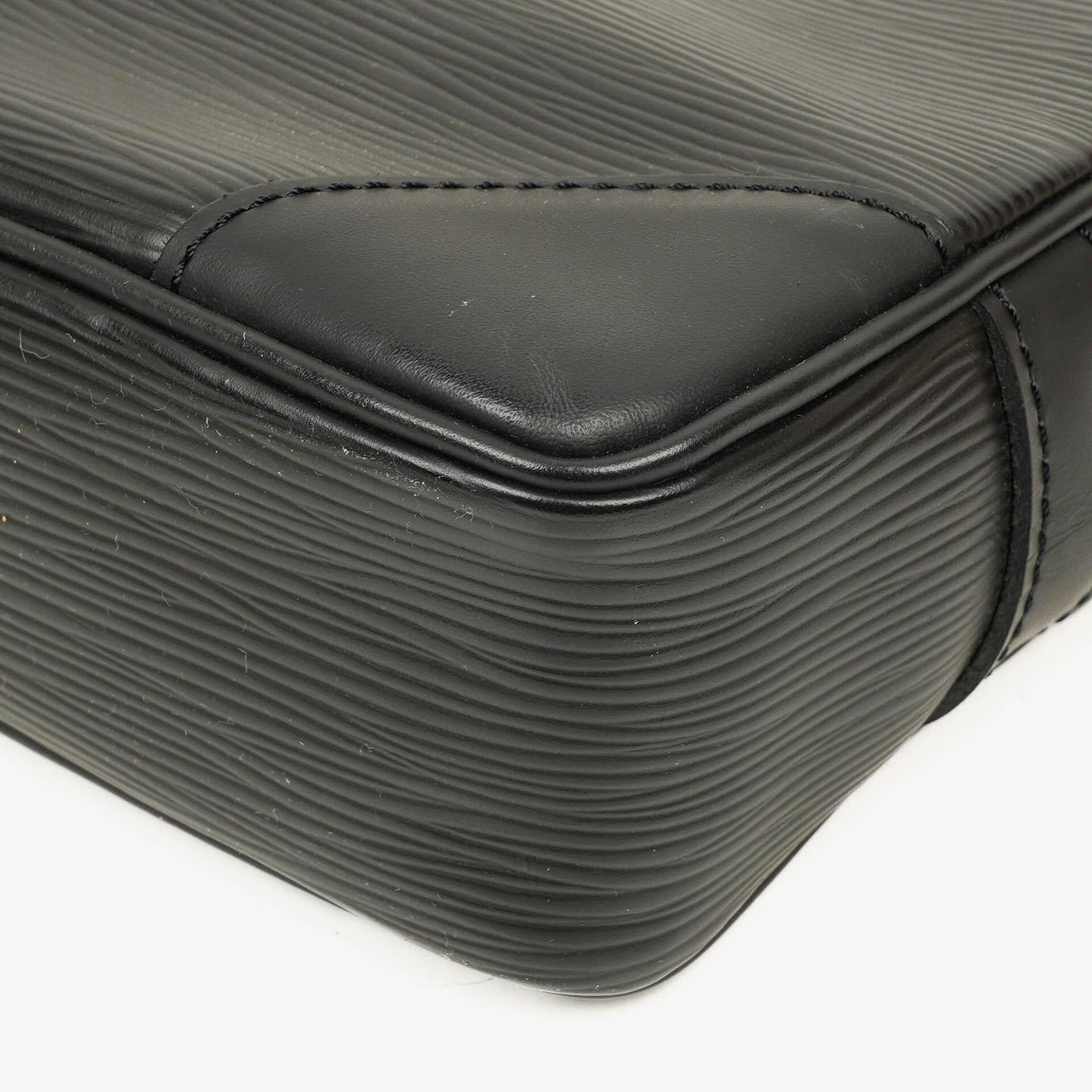 Louis Vuitton Porte-Documents Voyage Black EPI Leather Briefcase