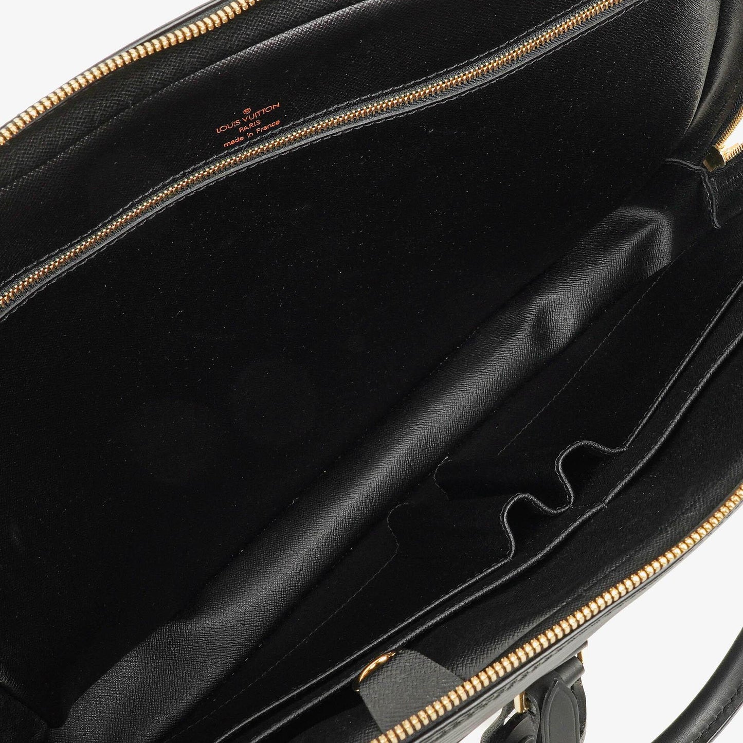Louis Vuitton Porte-Documents Voyage Black EPI Leather Briefcase