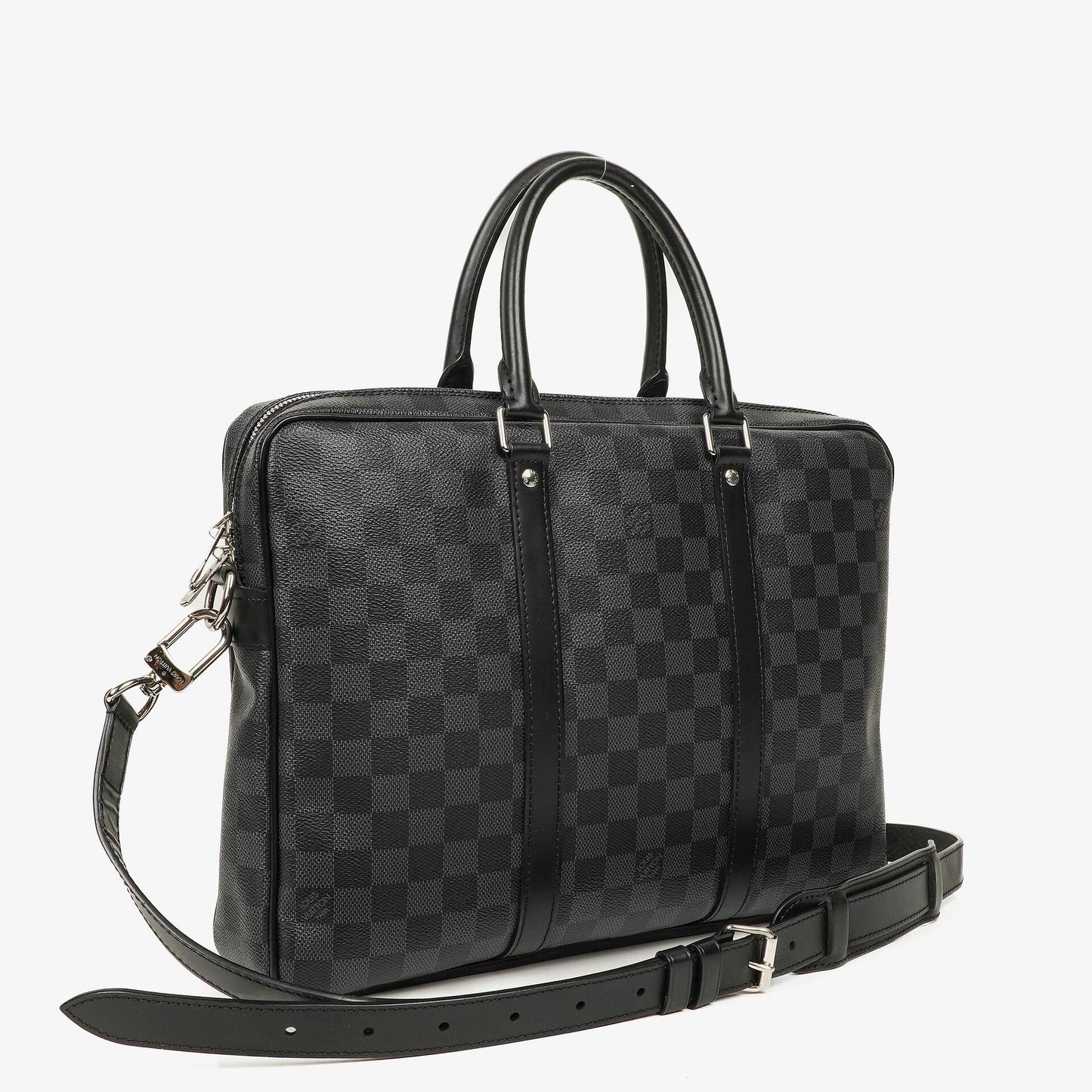 Louis Vuitton Porte-Documents Voyage Damier Graphite Canvas Bag