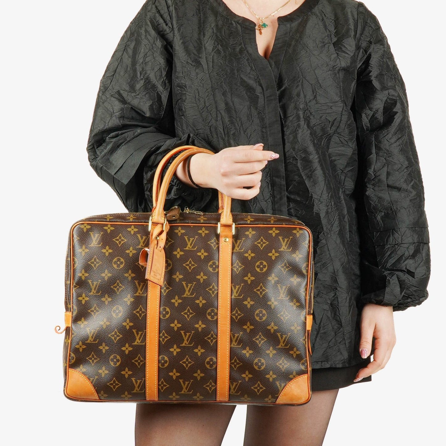 Louis Vuitton Porte-Documents Voyage Monogram Canvas Briefcase