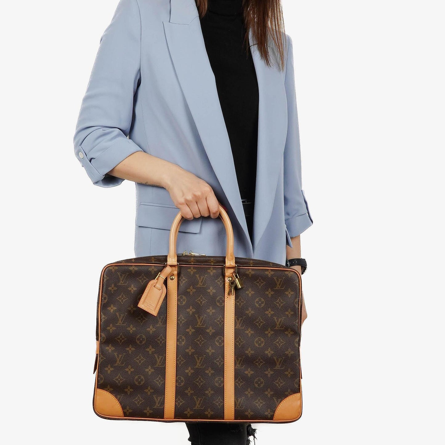 Louis Vuitton Porte-Documents Voyage PM Monogram Canvas Briefcase