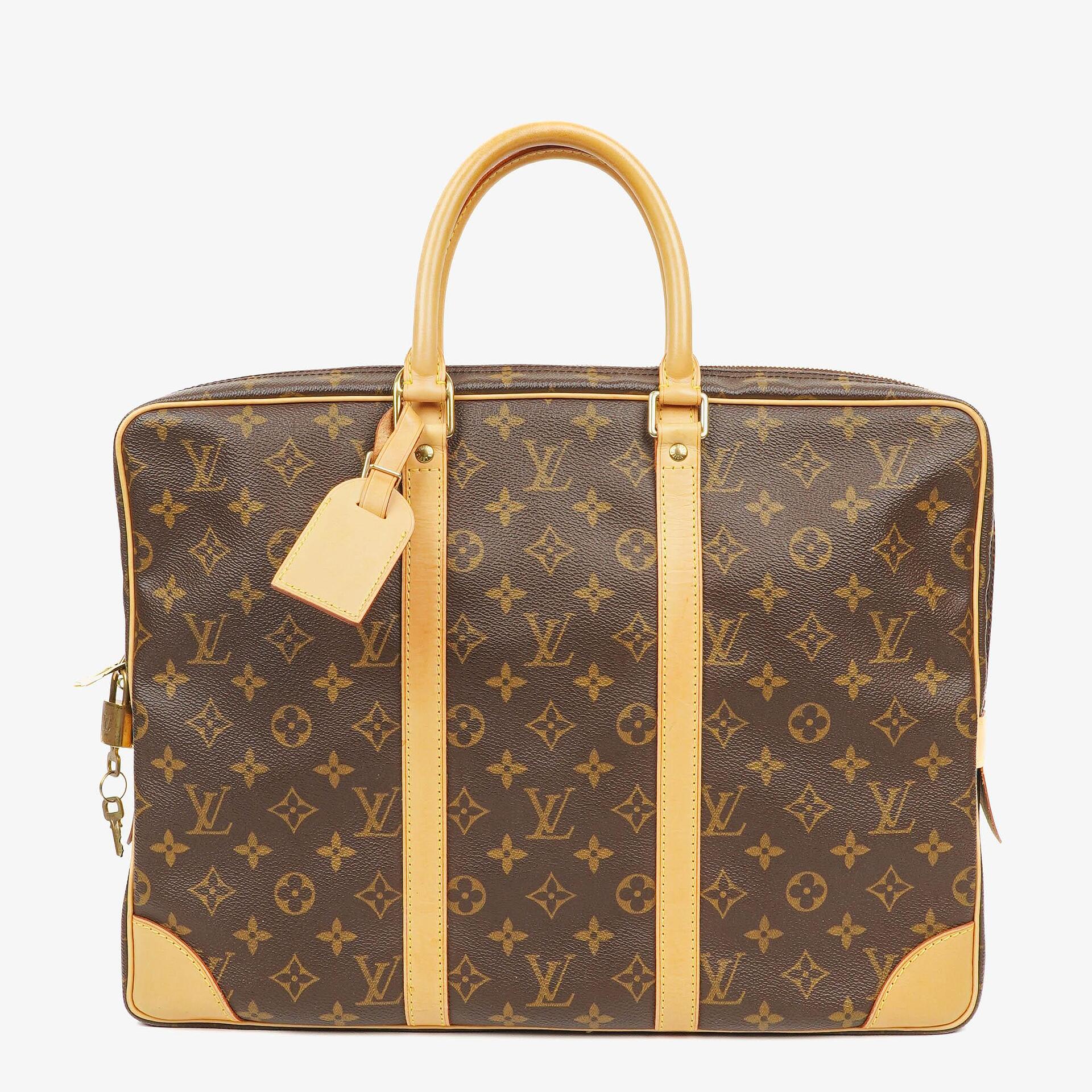 Louis Vuitton Porte-Documents Voyage PM Monogram Canvas Briefcase
