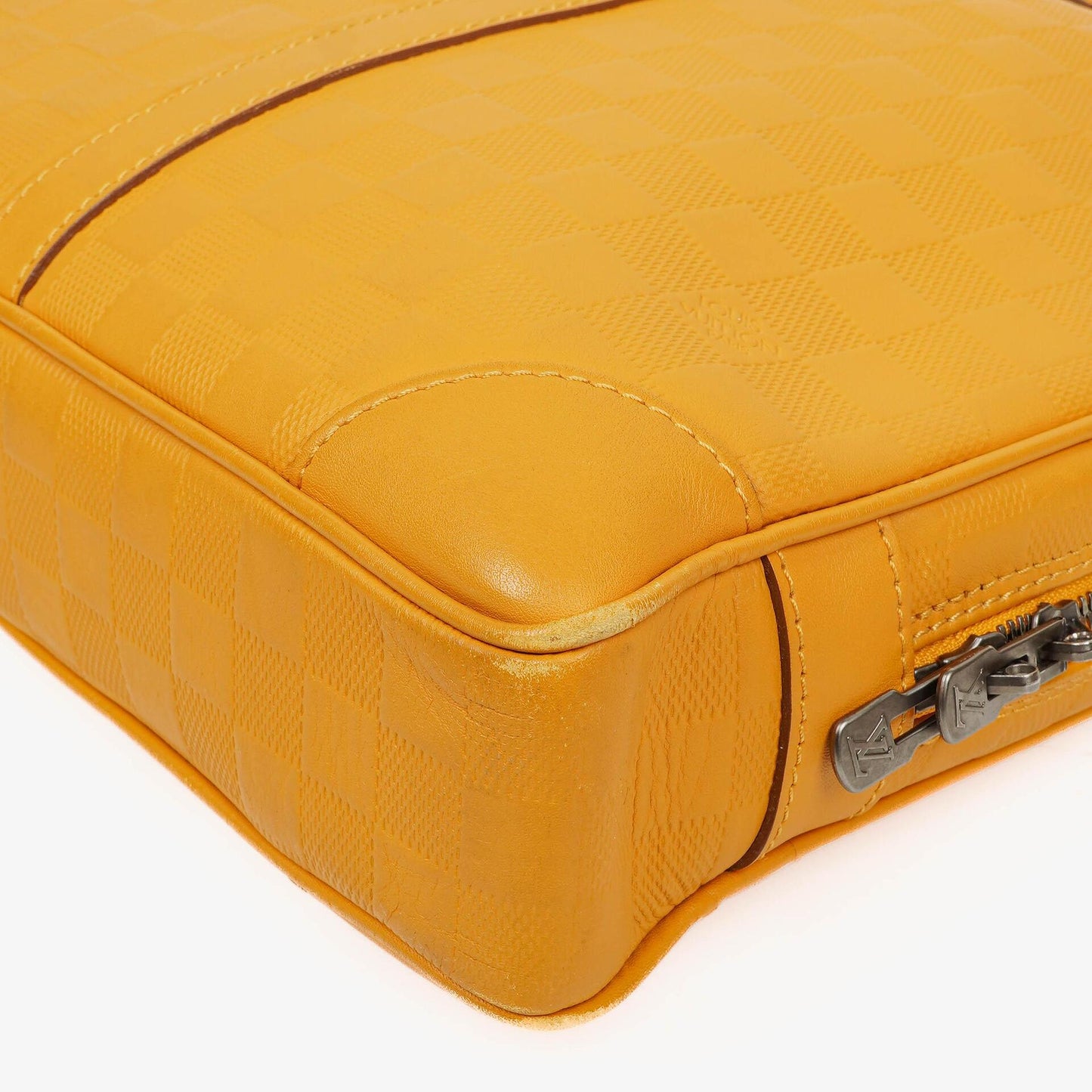 Louis Vuitton Porte-Documents Voyage Solar Damier Infini Leather Briefcase
