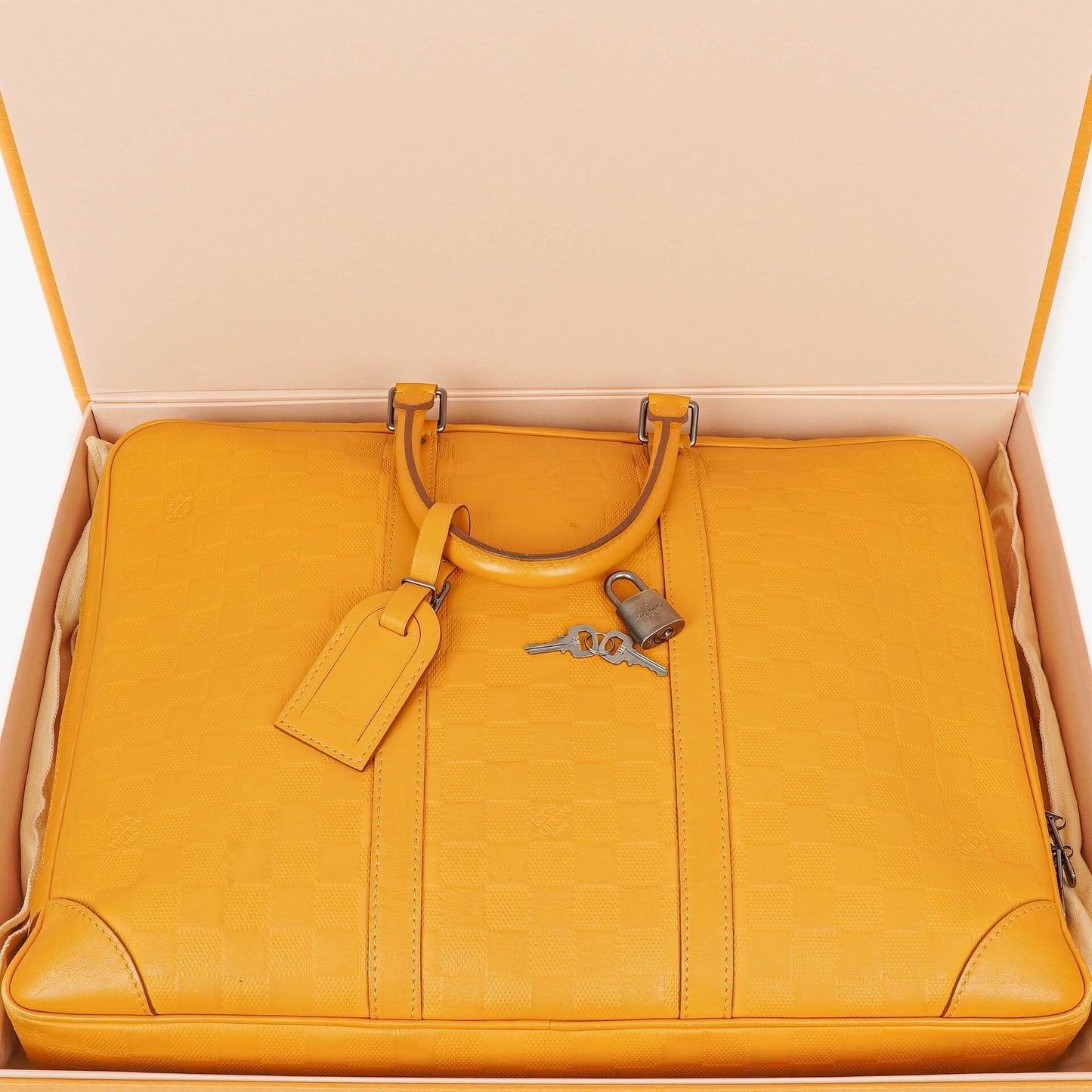 Louis Vuitton Porte-Documents Voyage Solar Damier Infini Leather Briefcase