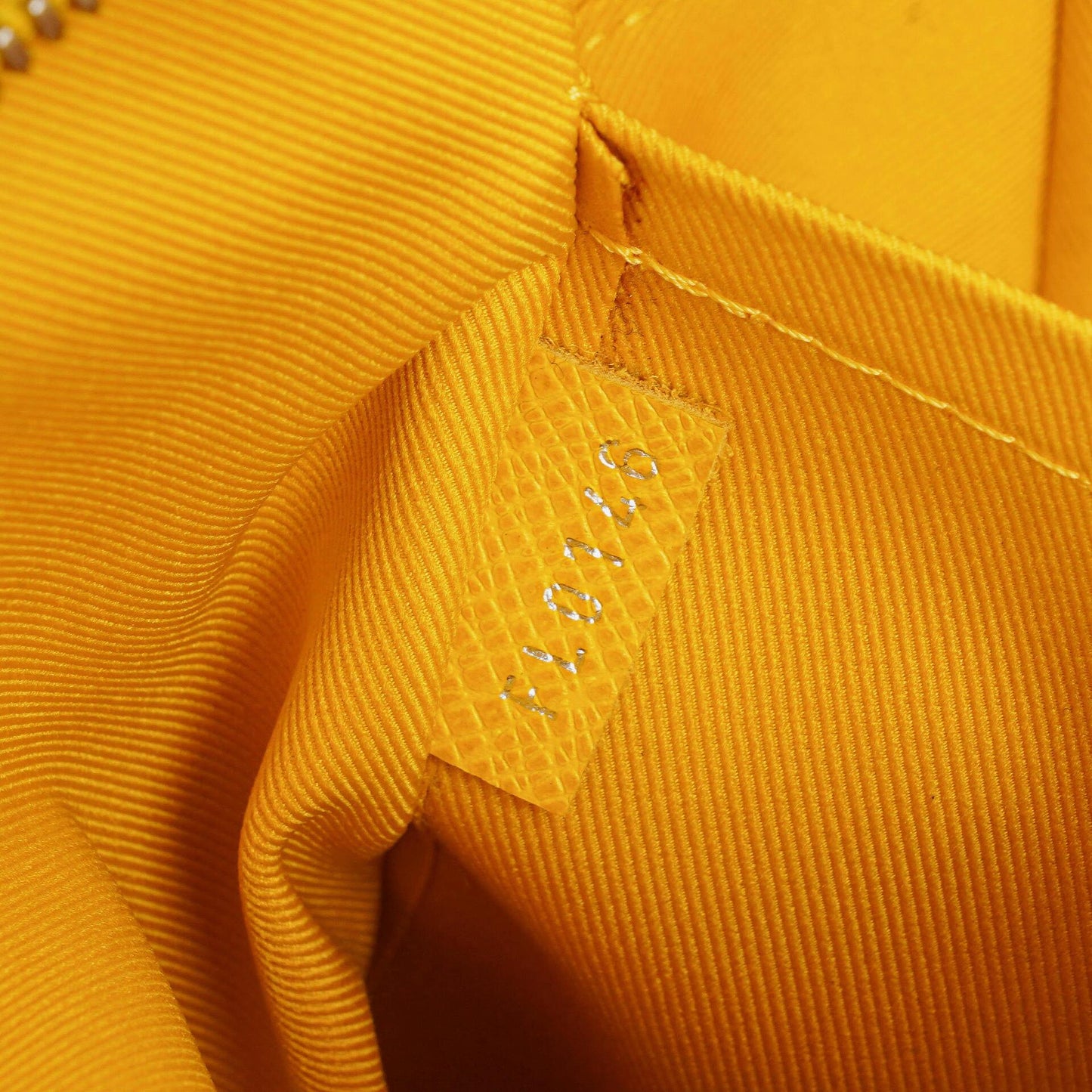 Louis Vuitton Porte Documents Voyage Yellow Altair Taiga Leather Briefcase