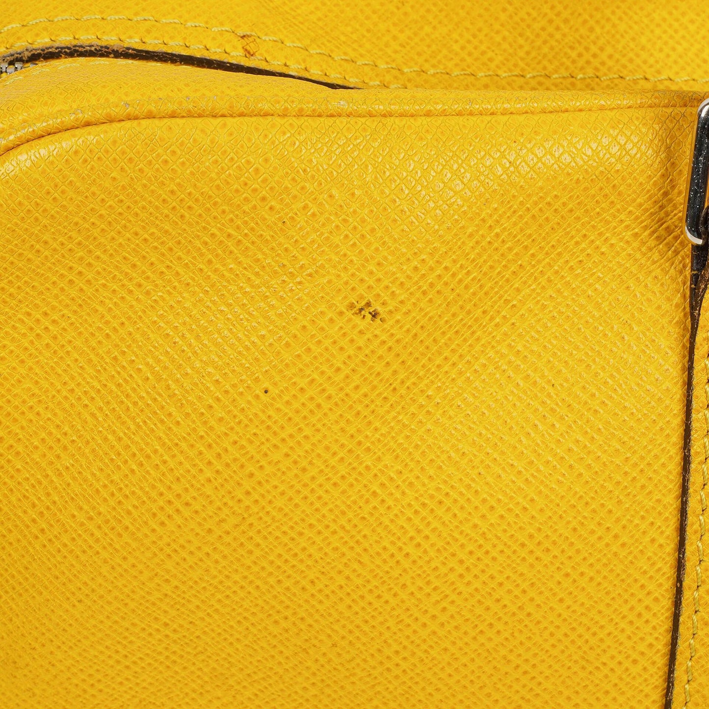 Louis Vuitton Porte Documents Voyage Yellow Altair Taiga Leather Briefcase