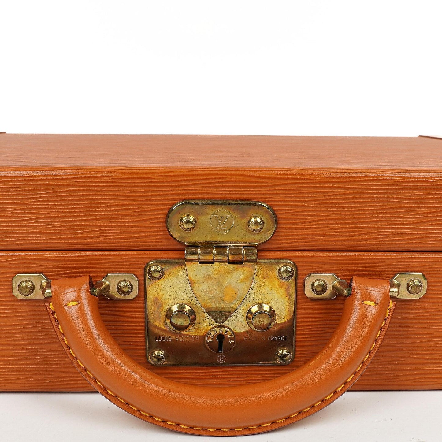 Louis Vuitton President Classeur 45 Cognac EPI Leather Briefcase