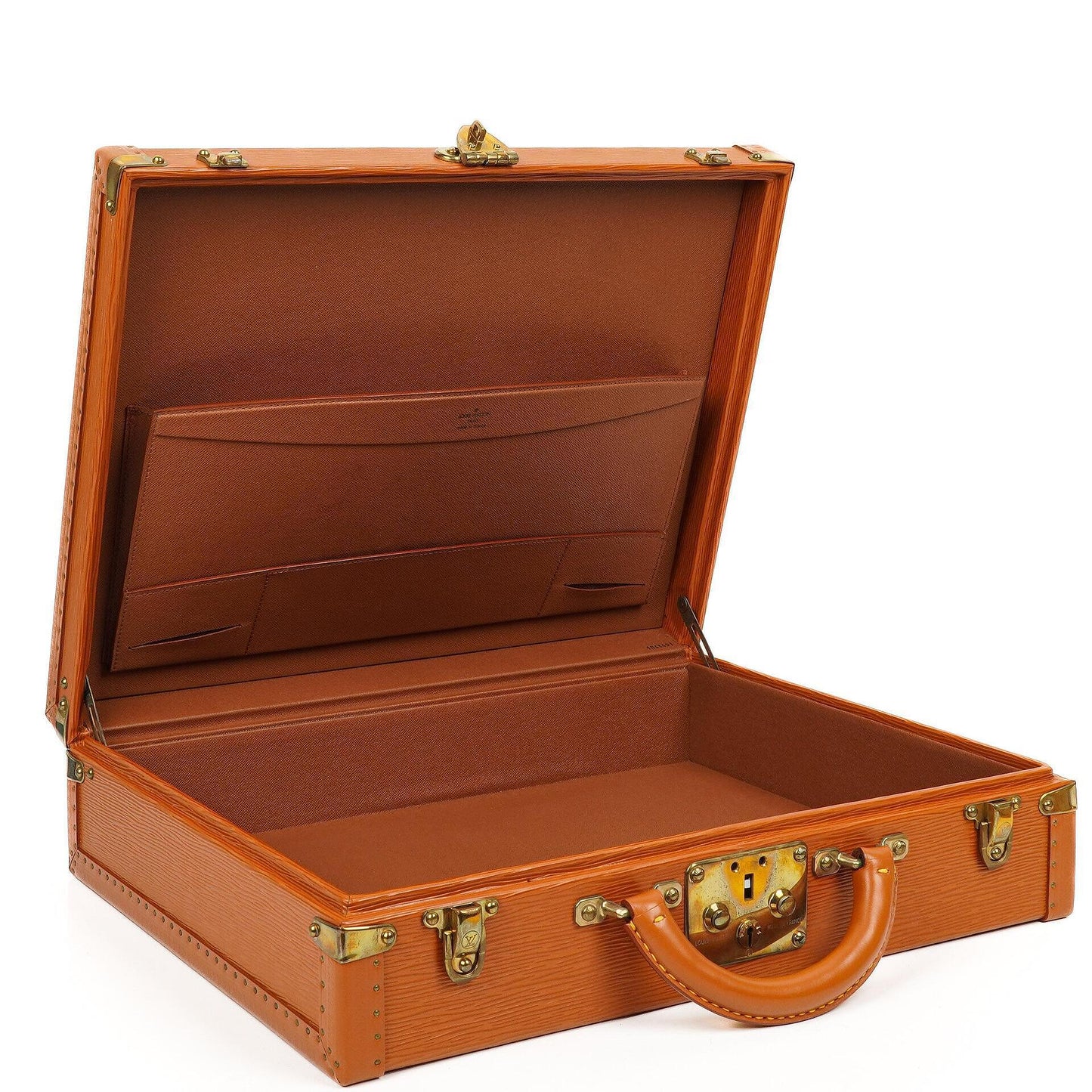 Louis Vuitton President Classeur 45 Cognac EPI Leather Briefcase