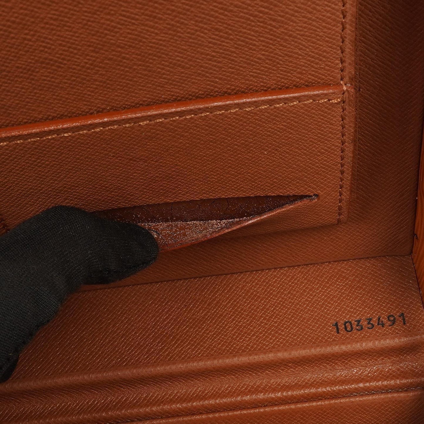 Louis Vuitton President Classeur 45 Cognac EPI Leather Briefcase