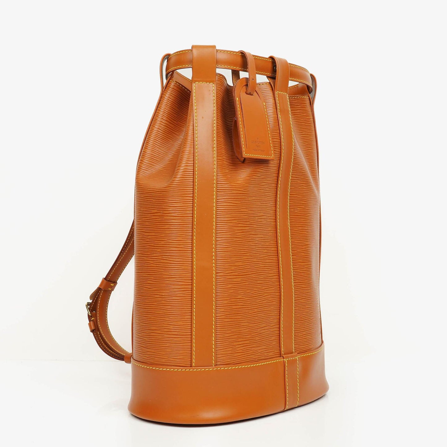 Louis Vuitton Randonnee PM EPI Cognac Canvas Backpack